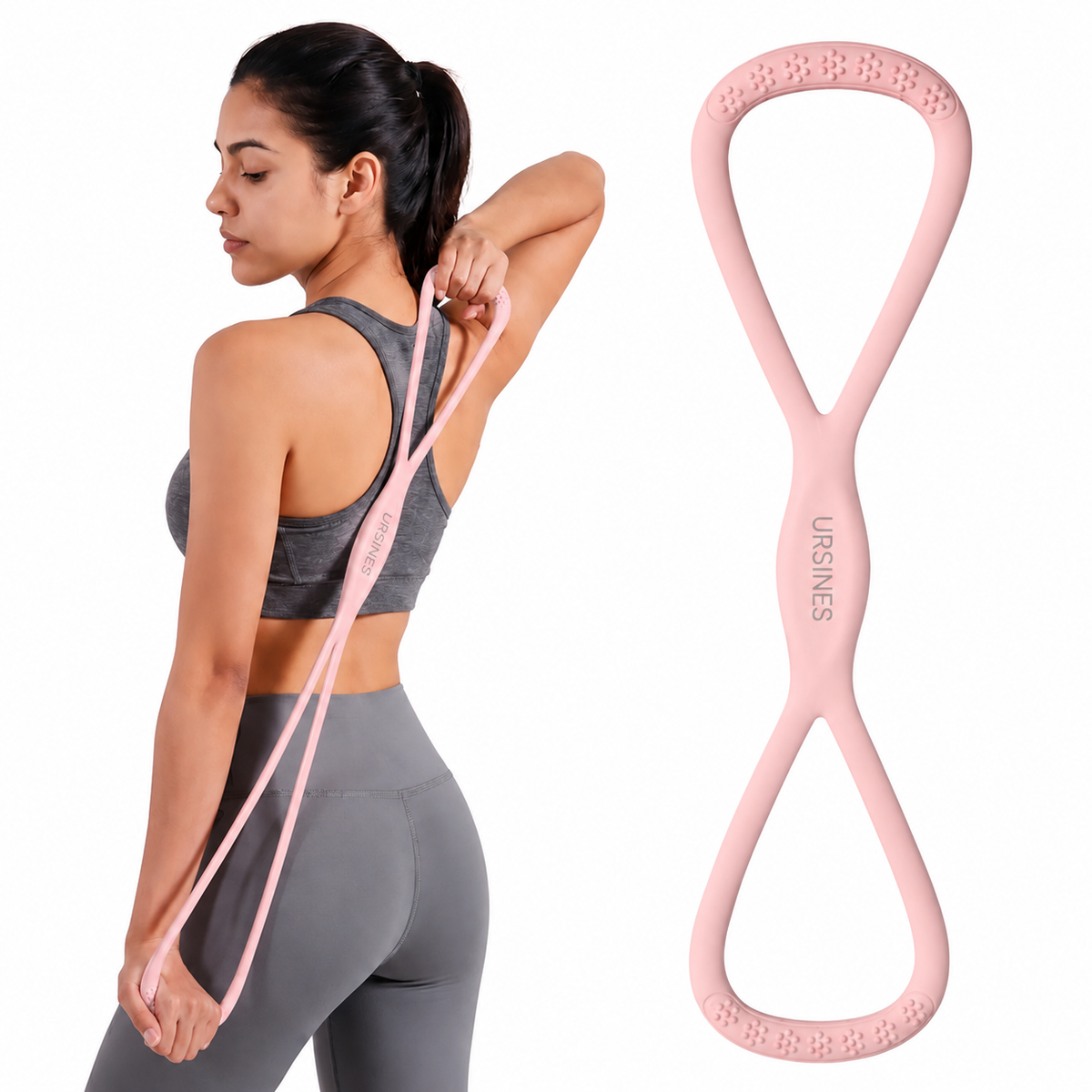 URSINES Figure 8 Resistance Band for Everyday Home Fitness & Movement