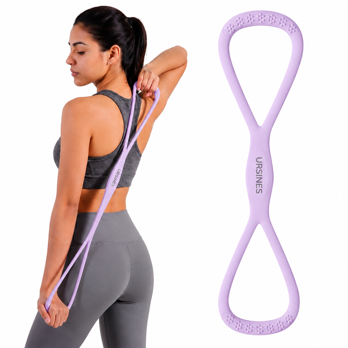 URSINES Figure 8 Resistance Band for Everyday Home Fitness & Movement