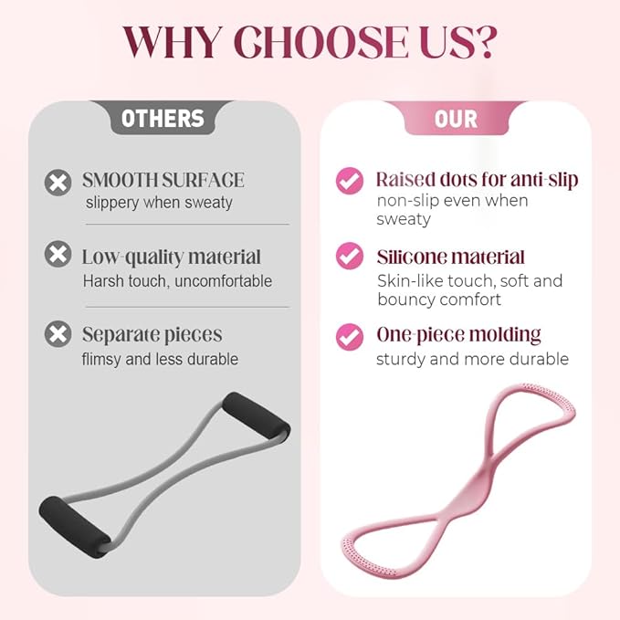 URSINES Figure 8 Resistance Band for Everyday Home Fitness & Movement