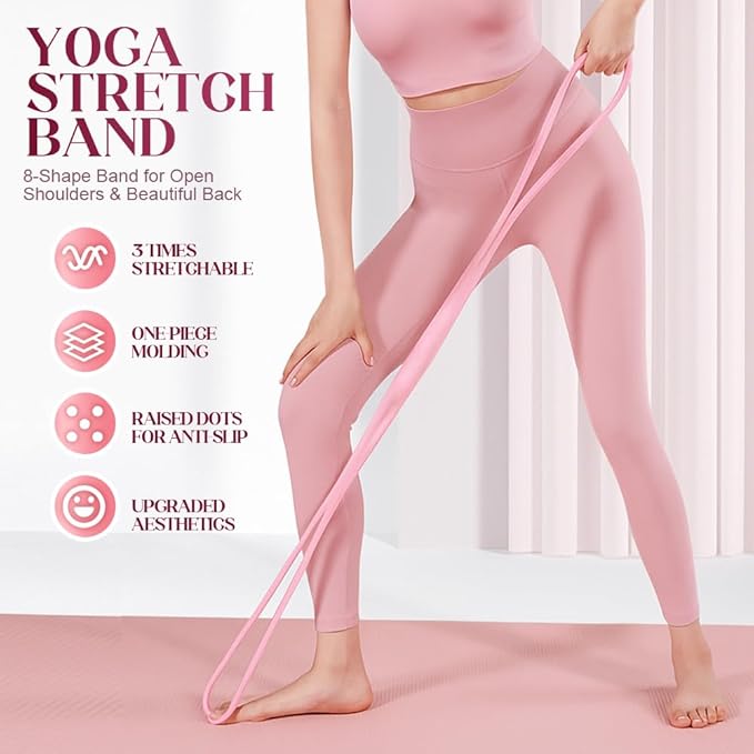 URSINES Figure 8 Resistance Band for Everyday Home Fitness & Movement